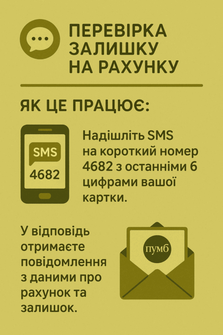 Як подивитись залишок за кредитом у ПУМБ?